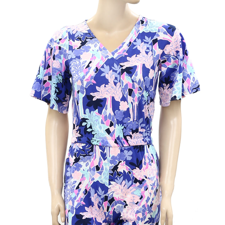 Lilly Pulitzer Girls Mini Maliah Floral Jumpsuit