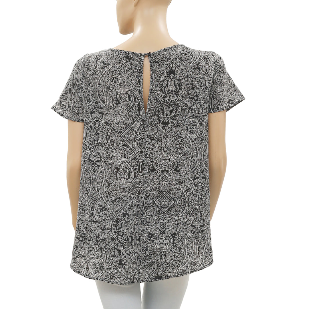 Ecote Urban Outfitters Floral Paisley Printed Blouse Top