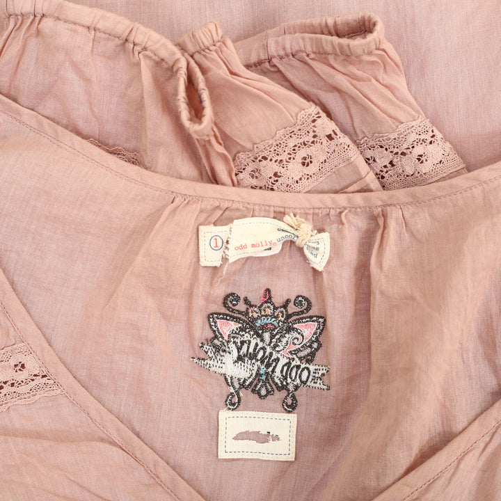 Odd Molly Anthropologie Lace Tunic Top