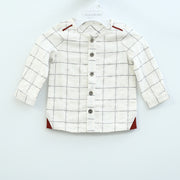 White Chocolate Born Baby Toddler Buttondown Top