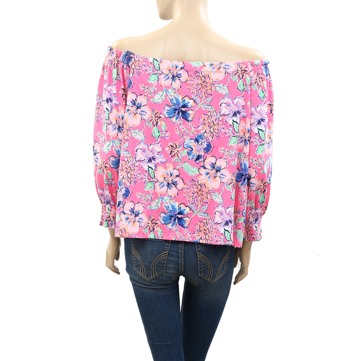Lilly Pulitzer Lessa Blouse Top