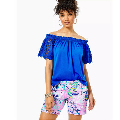 Lilly Pulitzer Fayette Off-The-Shoulder Blouse Top