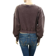 Free People We The Free Mimi Pullover Sweatshirt Top