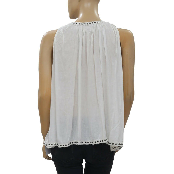 Denim & Supply Ralph Lauren Studded Blouse Top