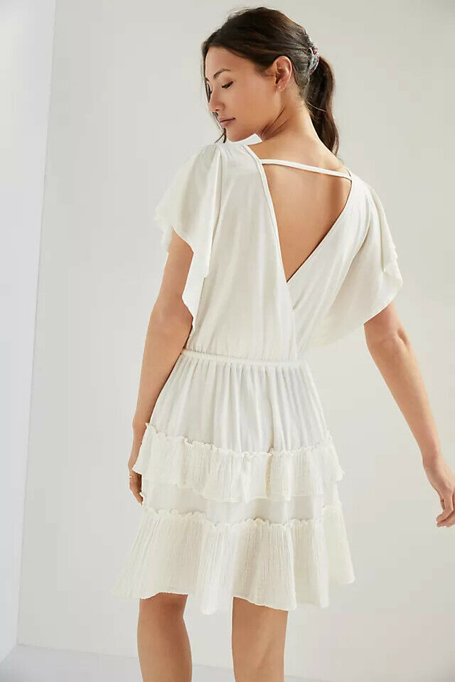 Daily Practice by Anthropologie Tiered Ruffle Mini Dress