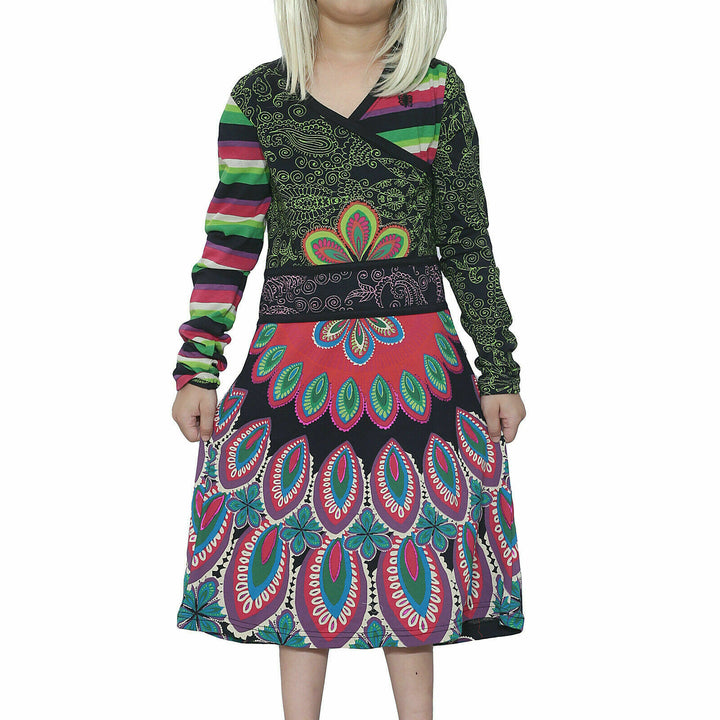 Desigual Kids Girl Printed Midi Dress