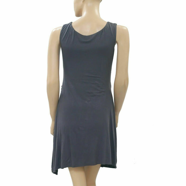 Caite Anthropologie Ruched Soild Tunic Mini Dress XS