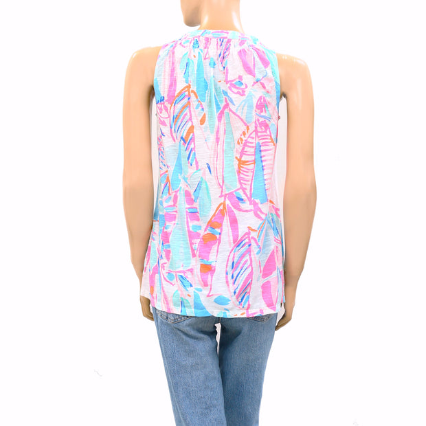 Lilly Pulitzer Essie Printed Tank Tunic Top