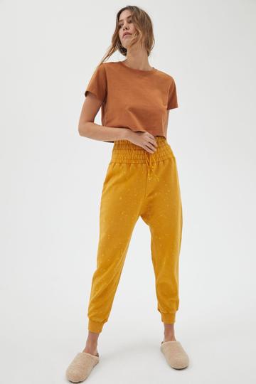 Out From Under Urban Outfitters Tyson Smocked Waist Jogger Pants