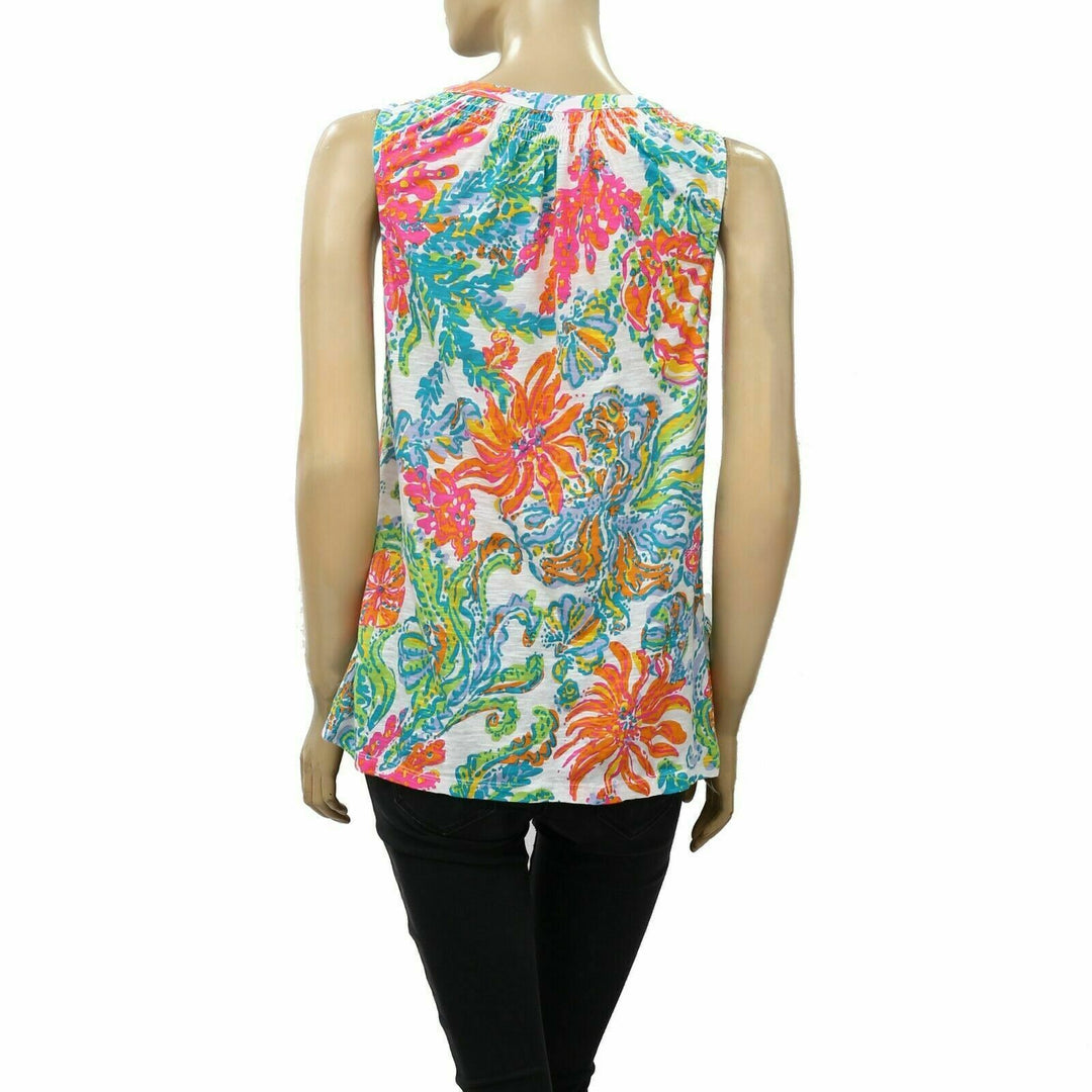 Lilly Pulitzer Essie Tank Blouse Top