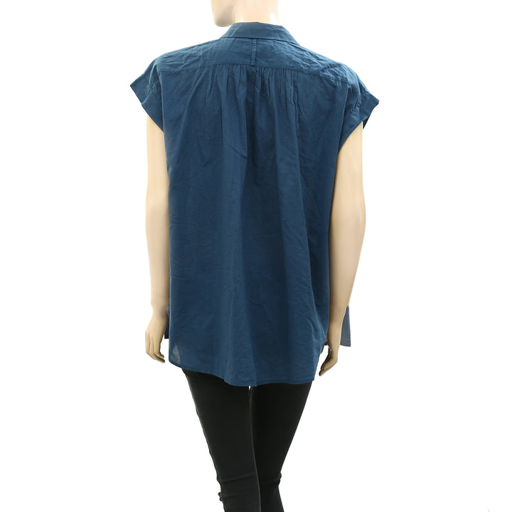 Nili Lotan Normandy Shirt Tunic Top