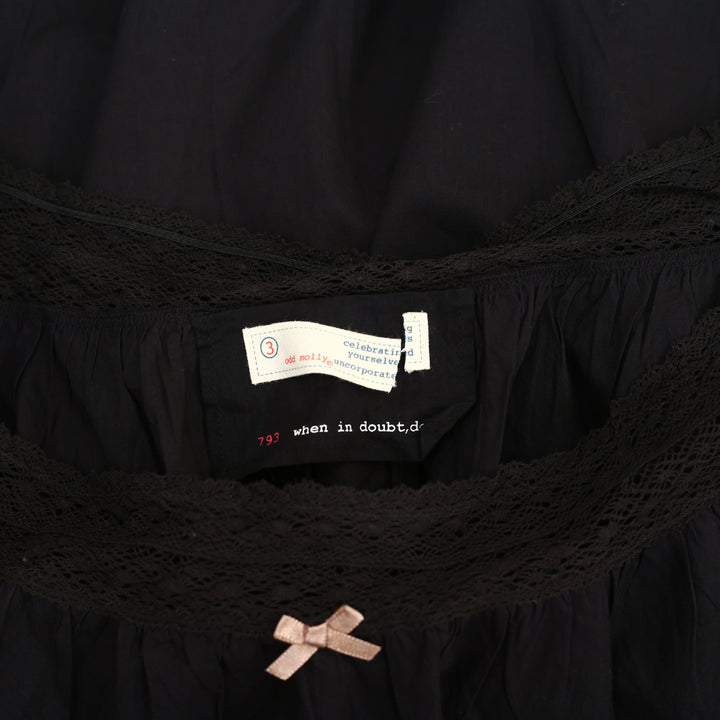 Odd Molly Anthropologie Coney Island Lace Shirt Tunic Top