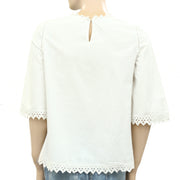 Isabel Marant Etoile Dill Embroidered Blouse Top