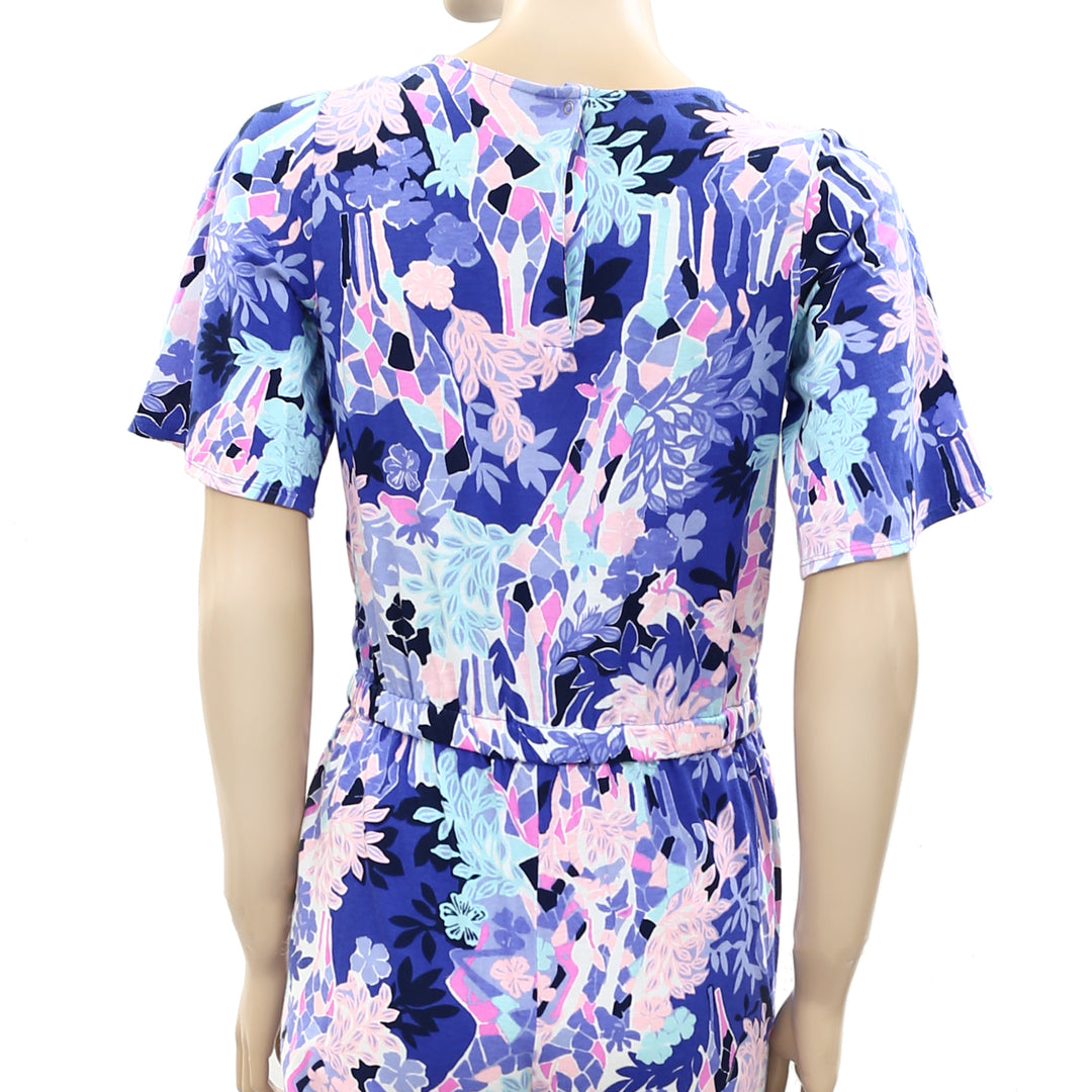 Lilly Pulitzer Girls Mini Maliah Floral Jumpsuit