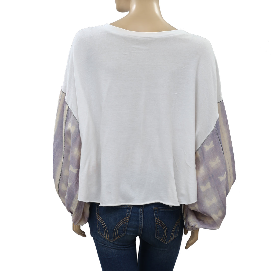 Urban Outfitters Jadey Balloon Sleeve Pullover Top