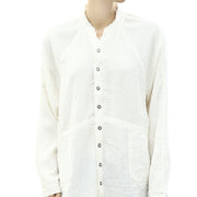 Free People We The Free Summer Daydream Buttondown Shirt Top