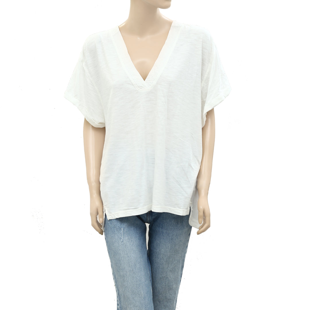 Daily Practice by Anthropologie The Ossa V-Neck Tunic Tee Top