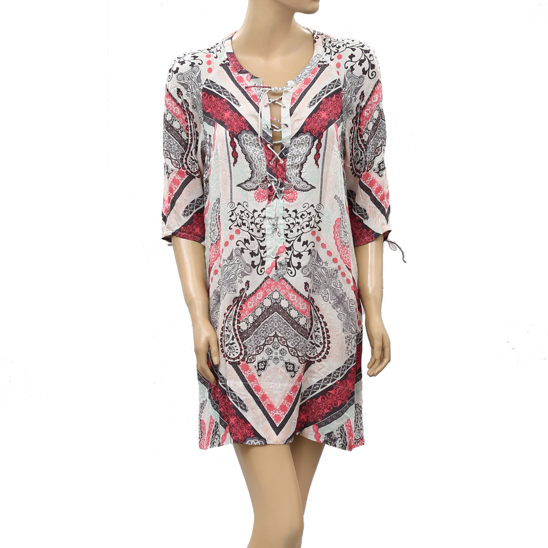 Odd Molly Anthropologie Fast Lane Mini Dress