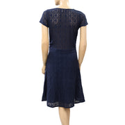 Jolie Jolie Petits Jours Navy Floral Lace Dress