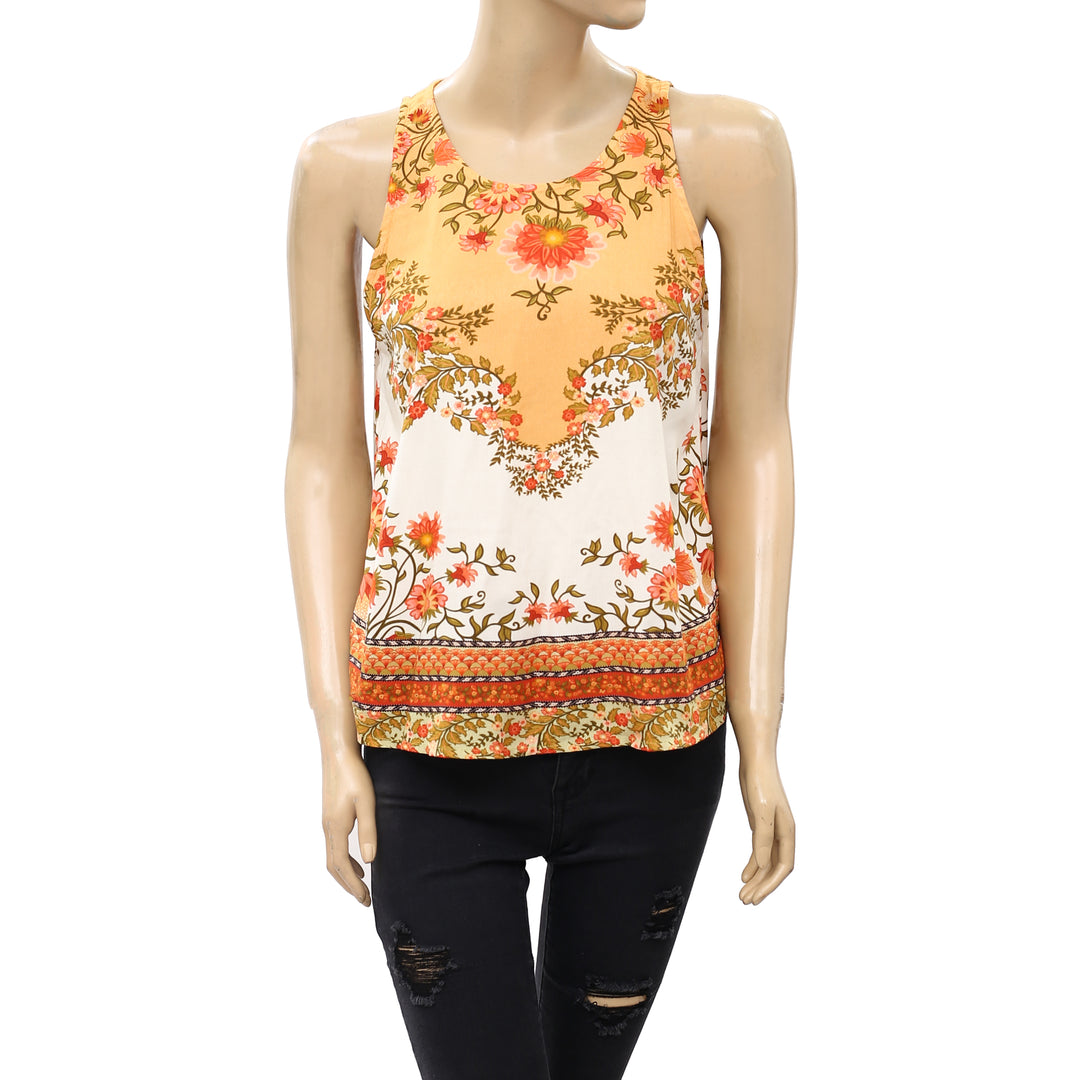 Farm Rio Anthropologie Romantic Beauty Tank Top