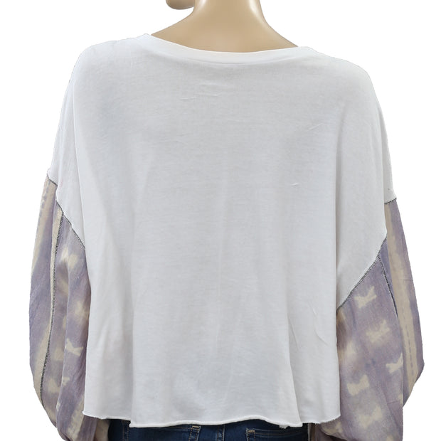 Urban Outfitters Jadey Balloon Sleeve Pullover Top