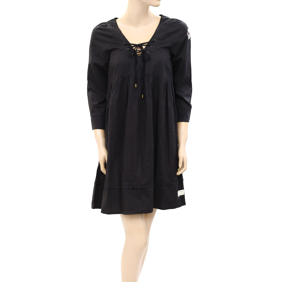 Odd Molly Anthropologie Crochet Lace Mini Tunic Dress – White Chocolate Couture