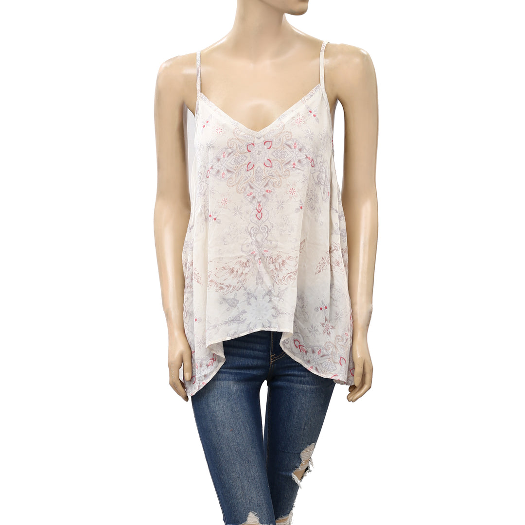 Odd Molly Anthropologie Floral Printed Blouse Cami Top