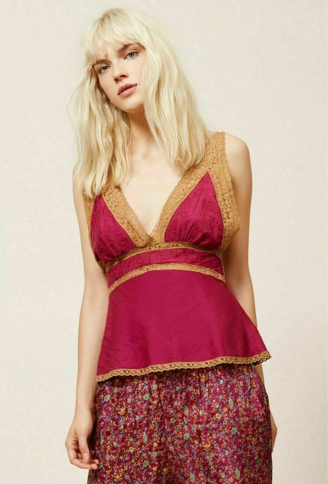 Mes Demoiselles Paris Gloria Lace Blouse Top