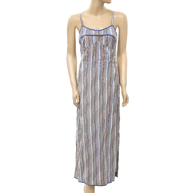 Free People Endless Summer Striped Slip Maxi Dress