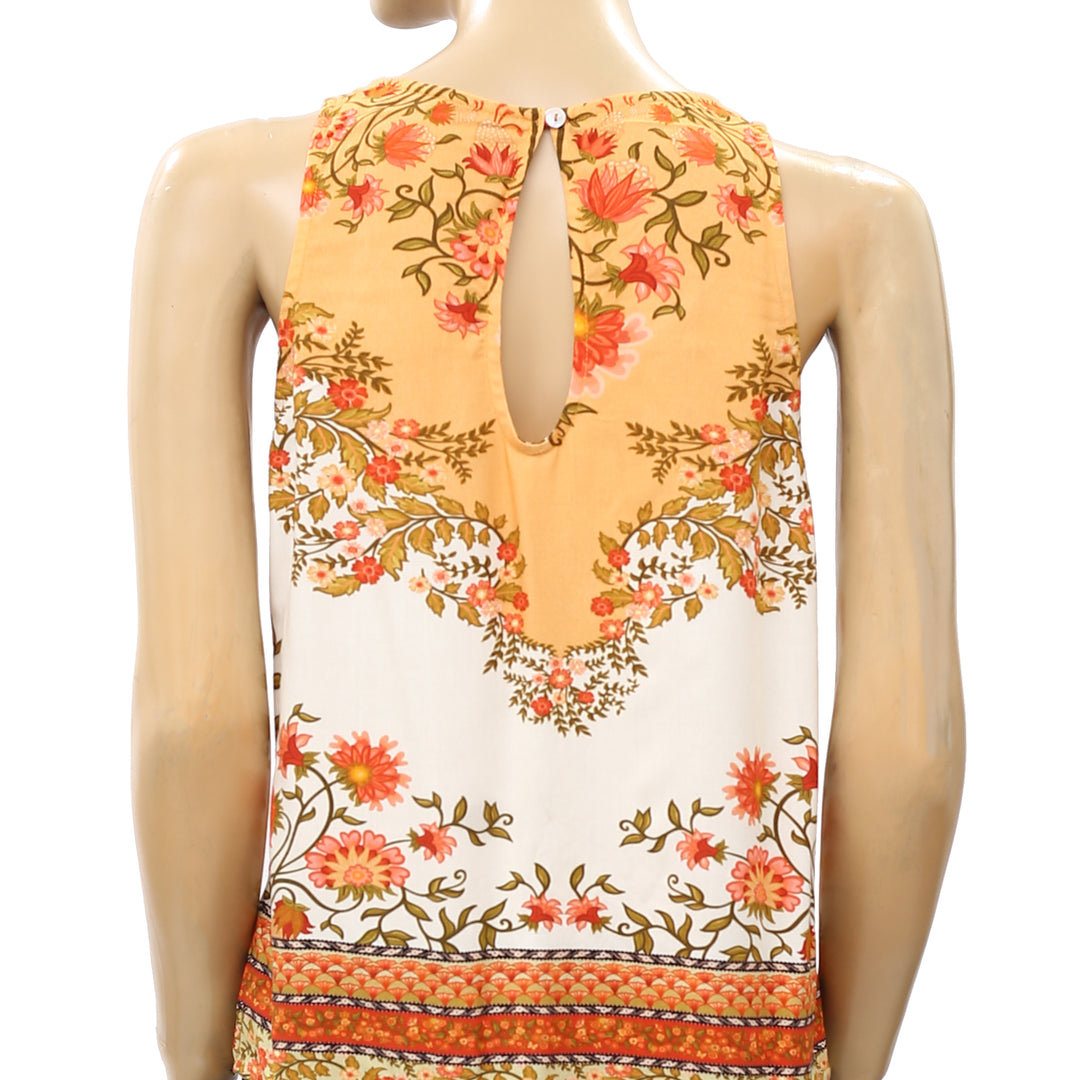 Farm Rio Anthropologie Romantic Beauty Tank Top