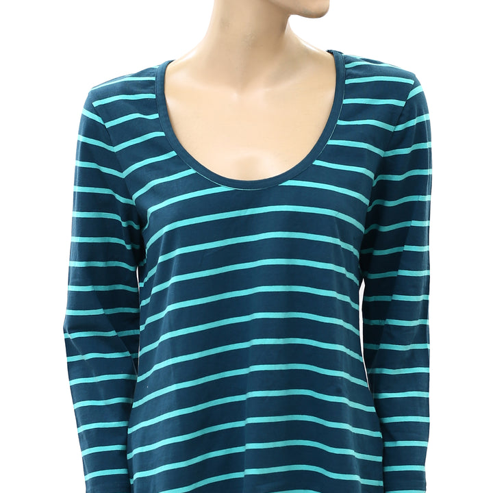 Daily Practice by Anthropologie Scoop Neck Tee Blouse Top L