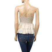 Free People Intimately Adella Cami Blouse Top