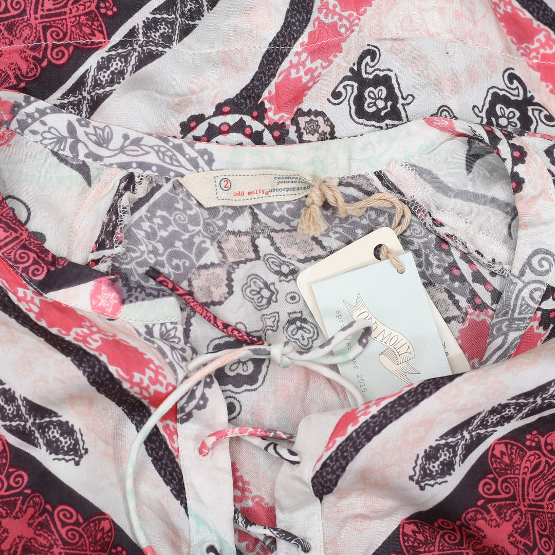 Odd Molly Anthropologie Fast Lane Mini Dress