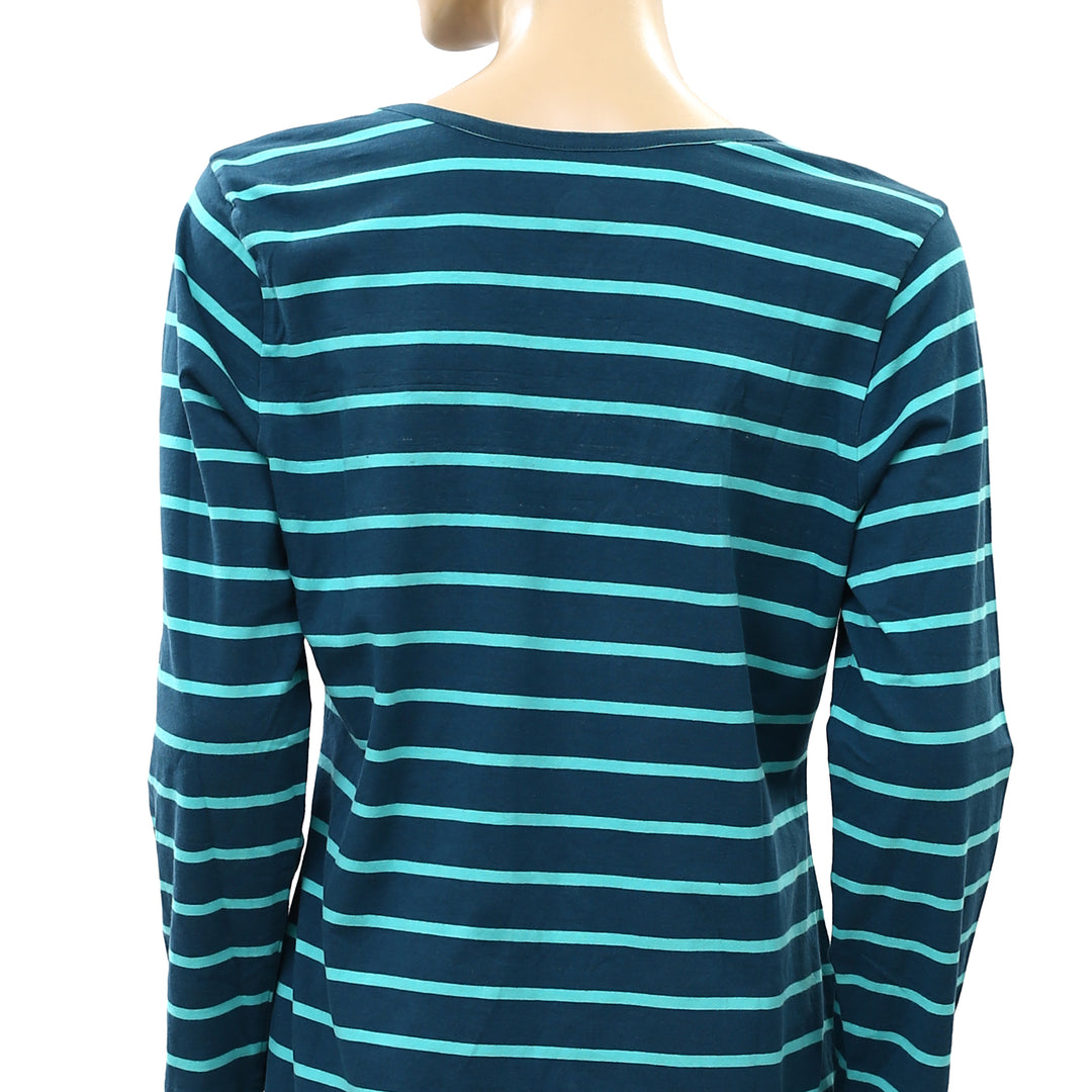 Daily Practice by Anthropologie Scoop Neck Tee Blouse Top L