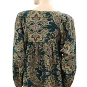 Denim & Supply Ralph Lauren Floral Printed Tunic Top
