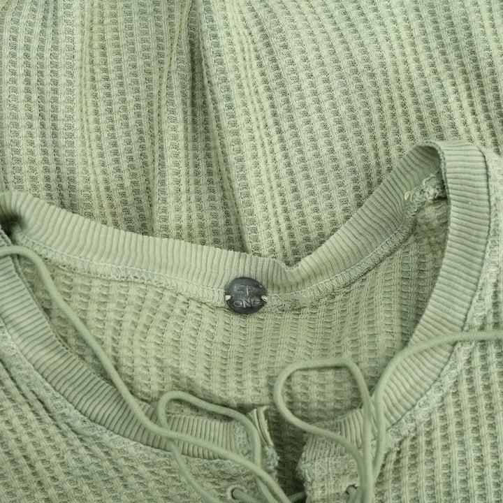 Free People FP One Hayden Thermal Blouse Top