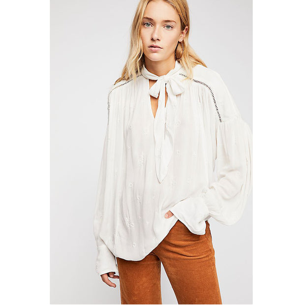 Free People Wishful Moments Blouse Top