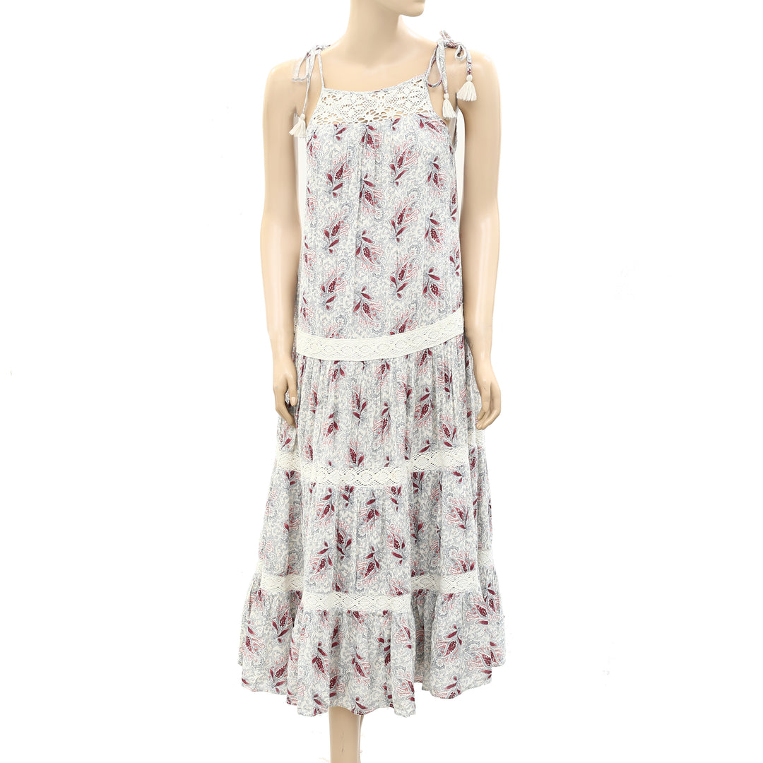 Denim & Supply Ralph Lauren Paisley Printed Maxi Dress – White Chocolate Couture