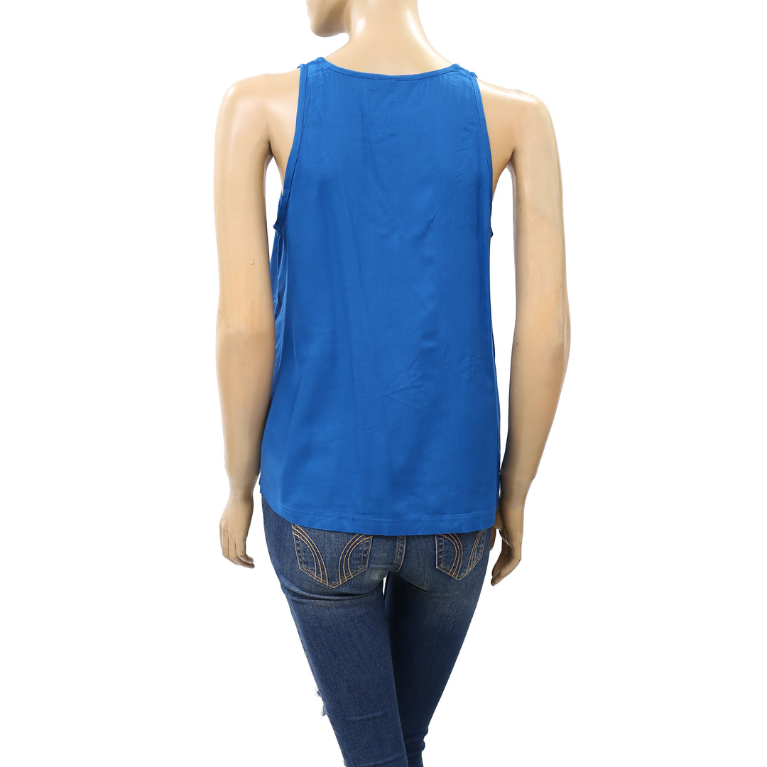 Farm Rio Anthropologie Basic Regatta Tank Blouse Top