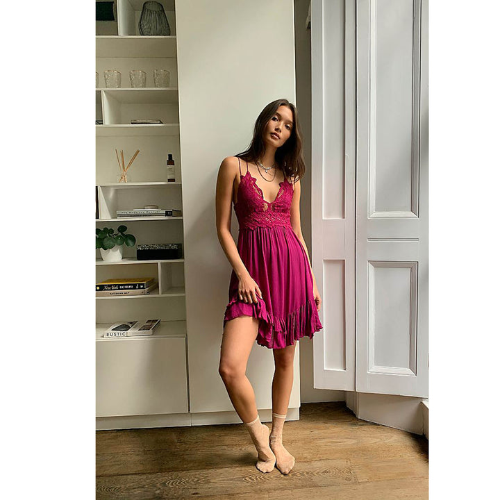 Free People FP One Adella Slip Mini Dress