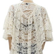 Free people Floral Lace Tunic Coverup Top S/M
