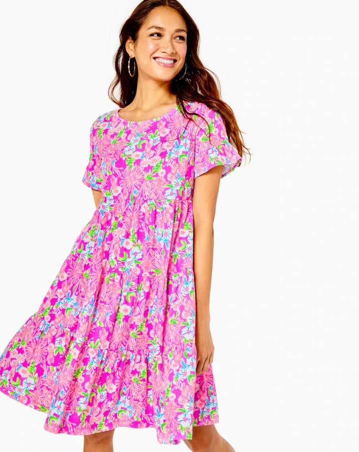 Lilly Pulitzer Jodee Short Sleeve Swing Mini Dress