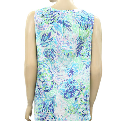 Lilly Pulitzer Essie Shell Of A Party Tank Top