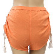 Free People Tier It Up Orange Shorts