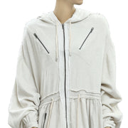 Free People In The Trenches Coat Jacket Hoodie Top XS