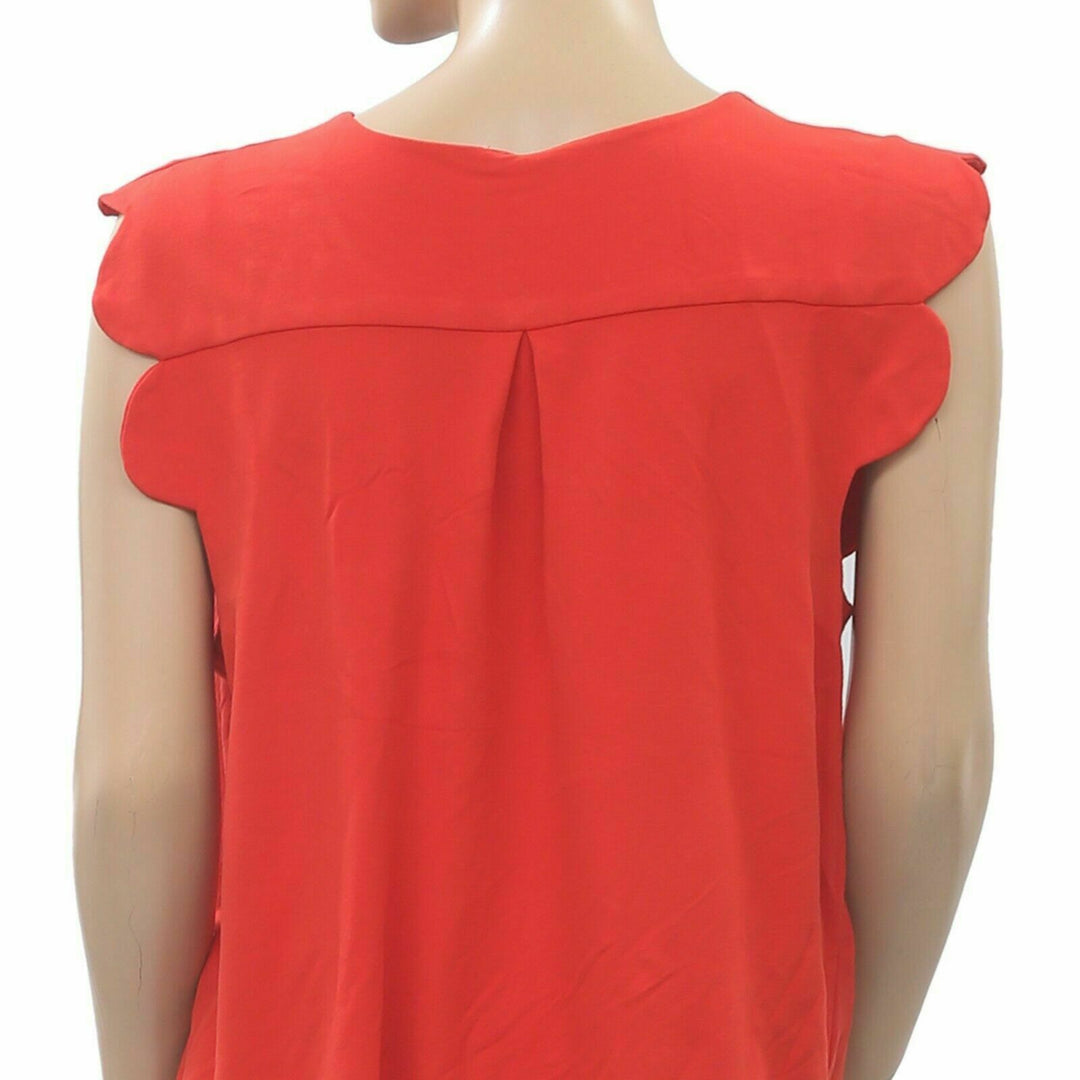 Akemi + Kin Anthropologie Binah Scalloped Shell Top