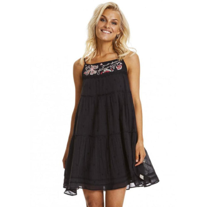 Odd Molly Anthropologie Embroidered Mini Dress