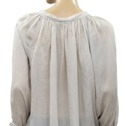 Zadig & Voltaire Solid Blouse Top S