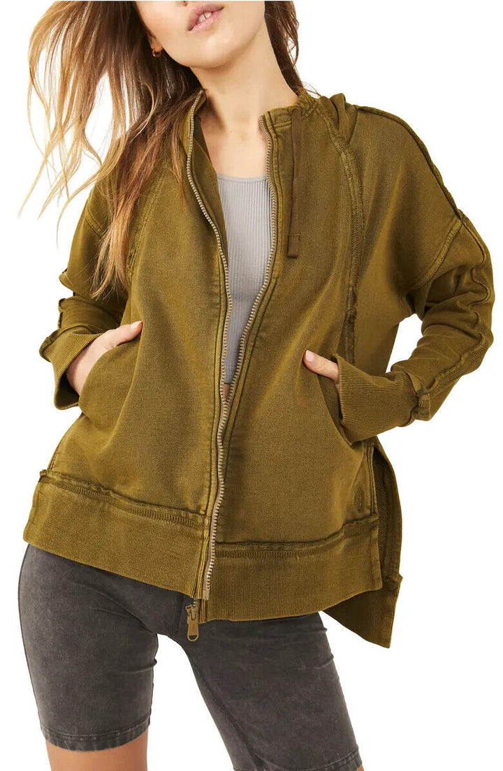 Free People FP Movement Only One Hoodie Jacket Top