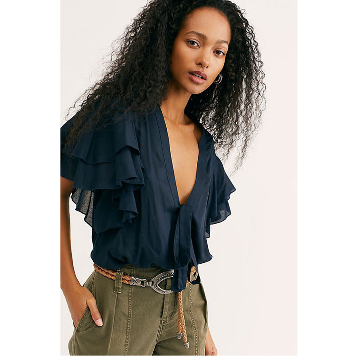 Intimately Free People Call Me Later Solid Bodysuit Top